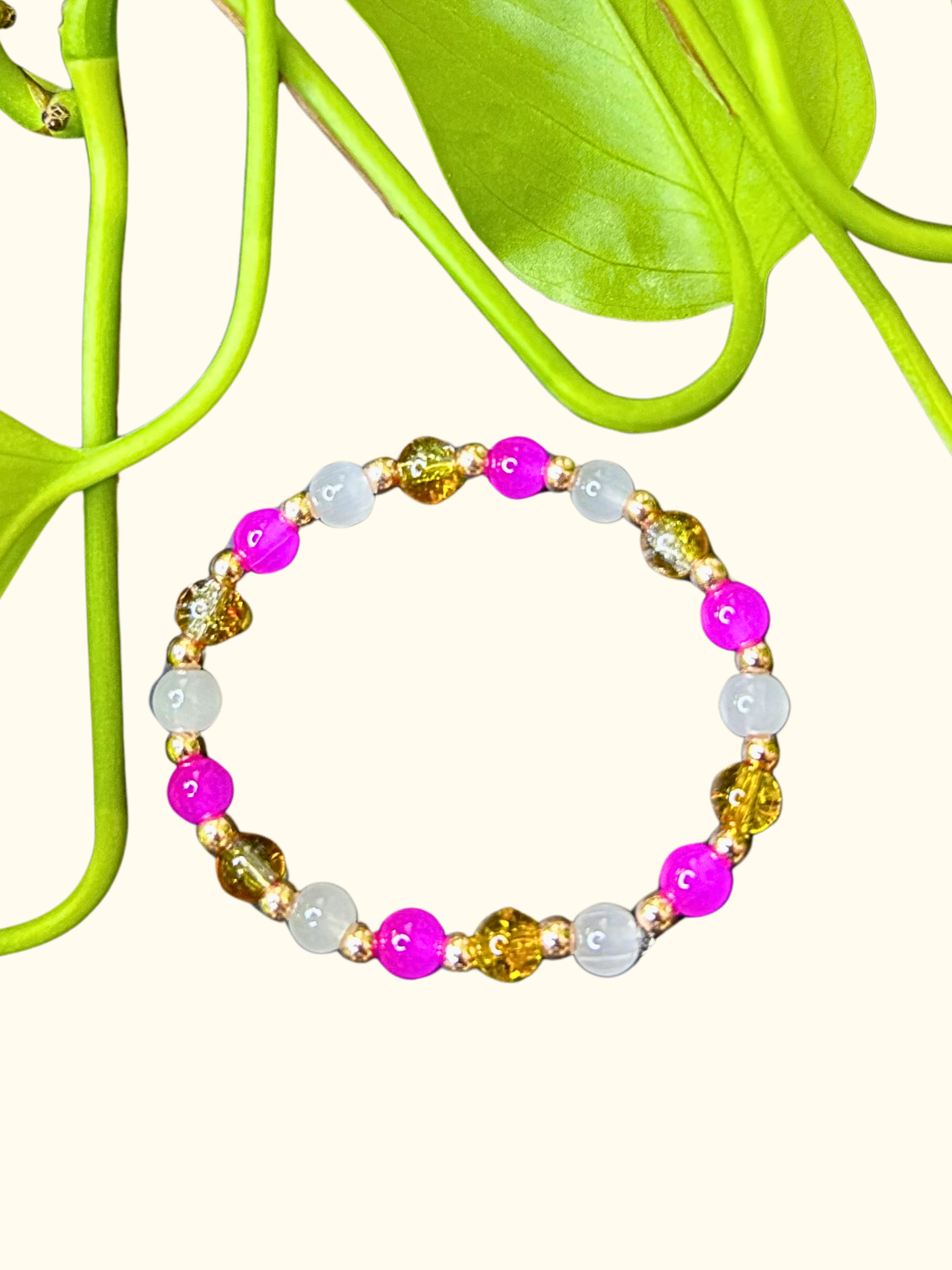 Glass Bead Bracelet