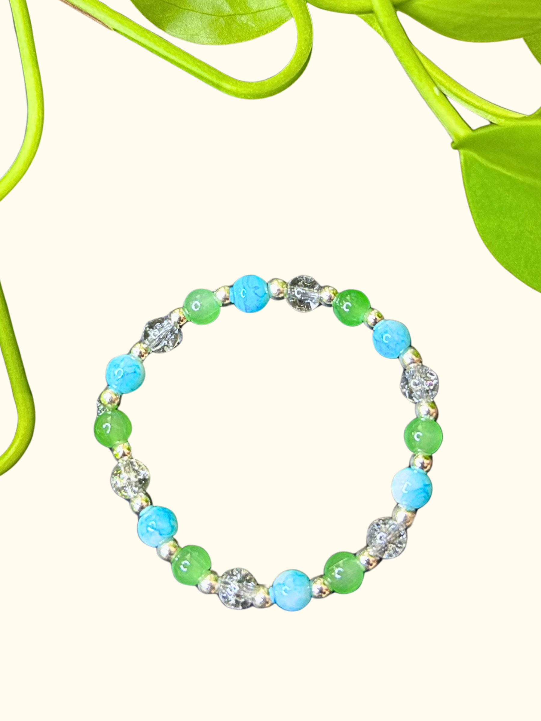 Glass Bead Bracelet