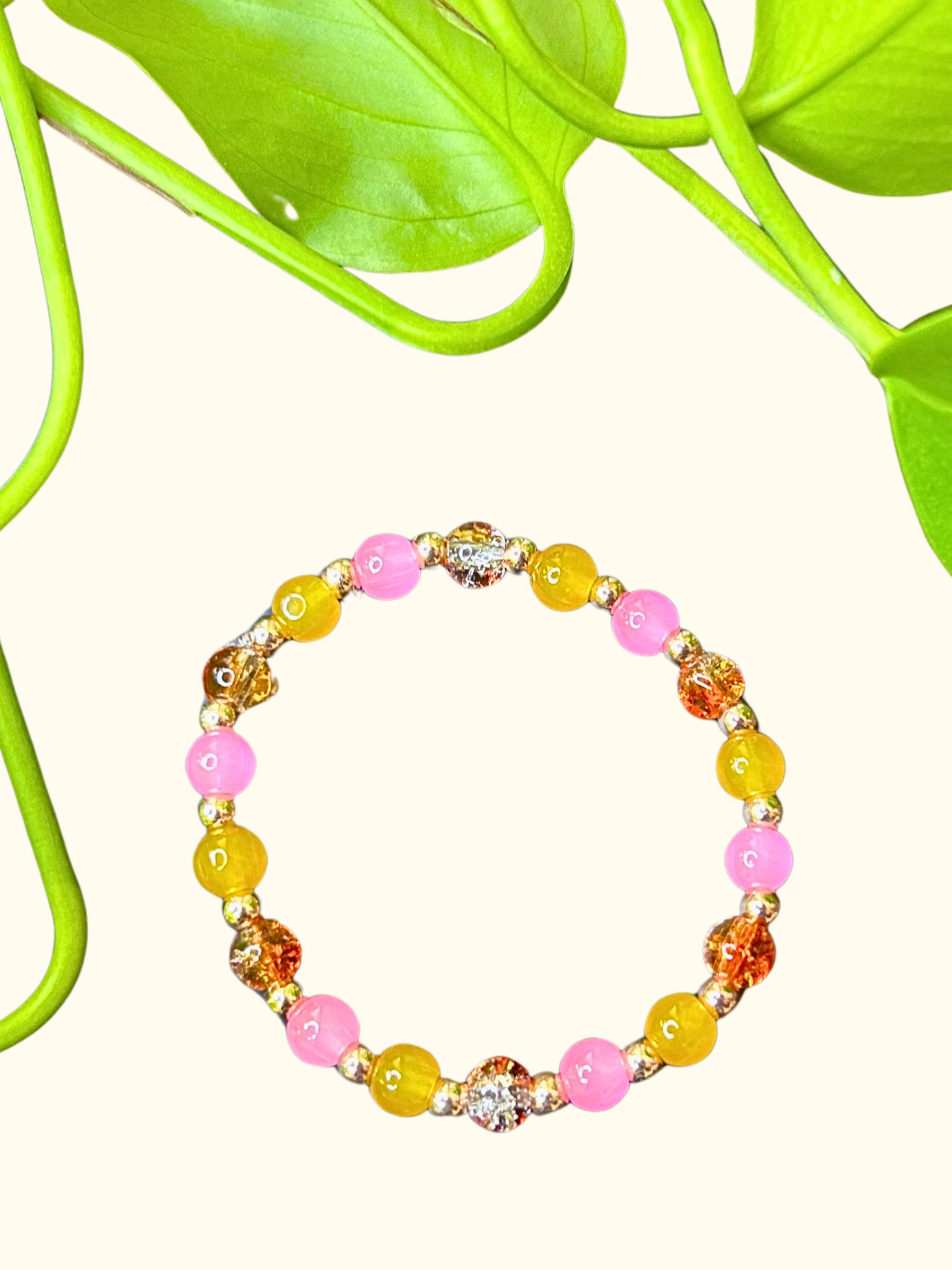 Glass Bead Bracelet