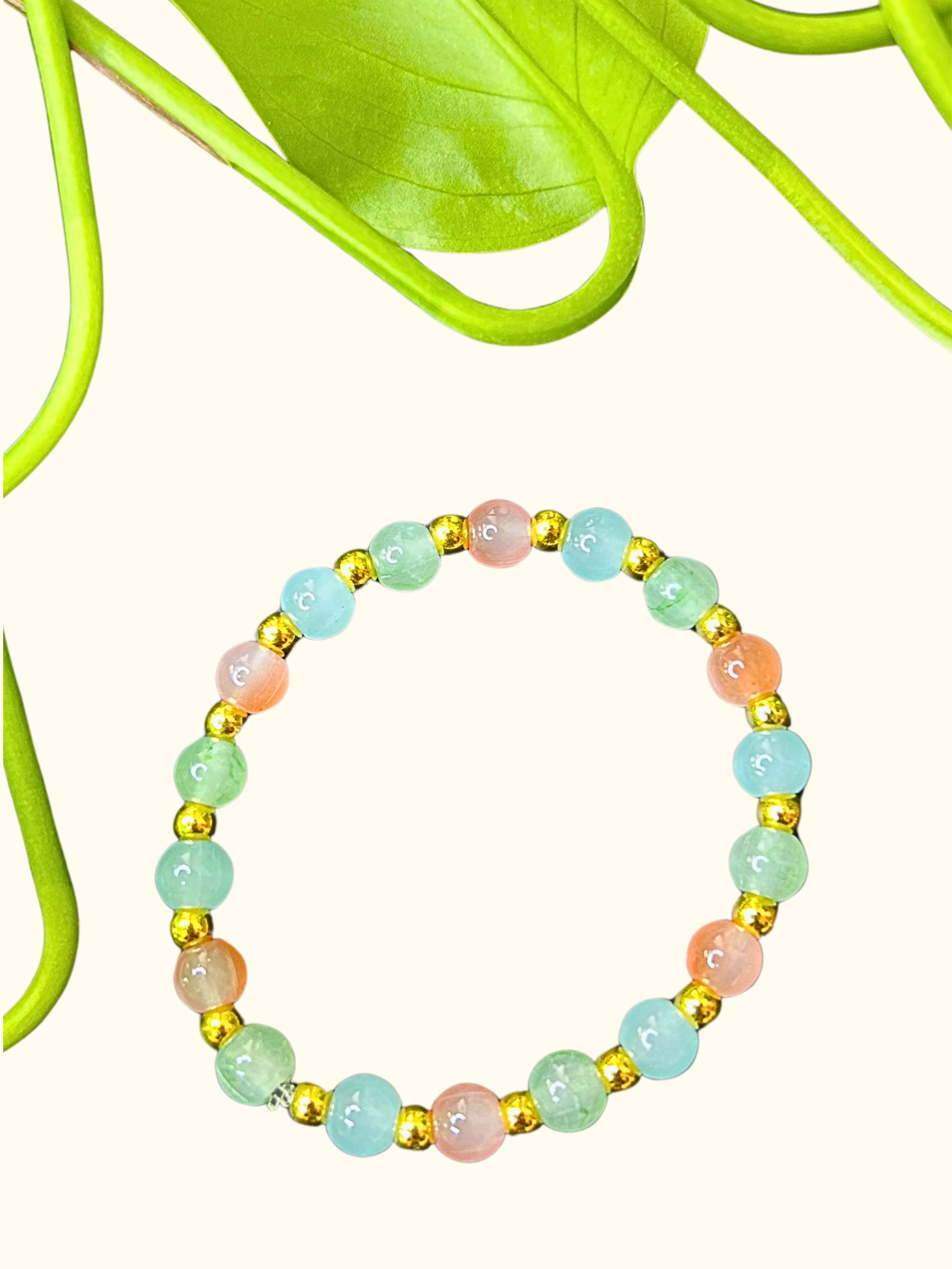 Glass Bead Bracelet