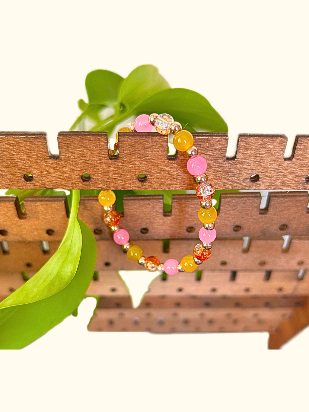 Glass Bead Bracelet