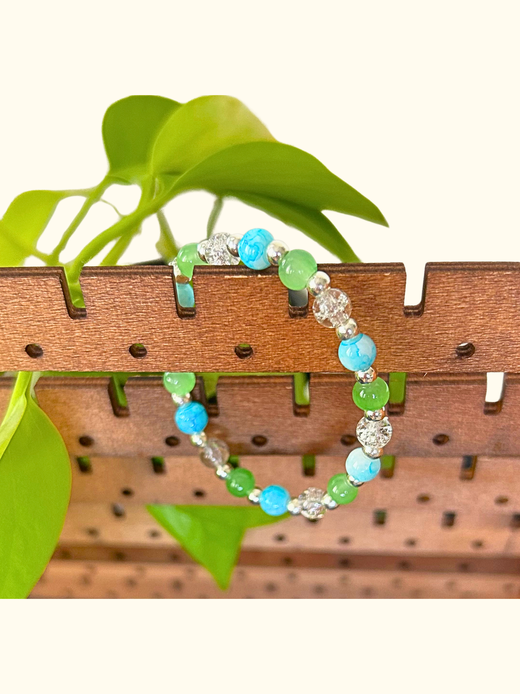 Glass Bead Bracelet